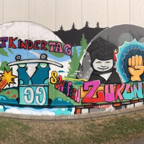 Grafittiwand Jugendpark 2000
